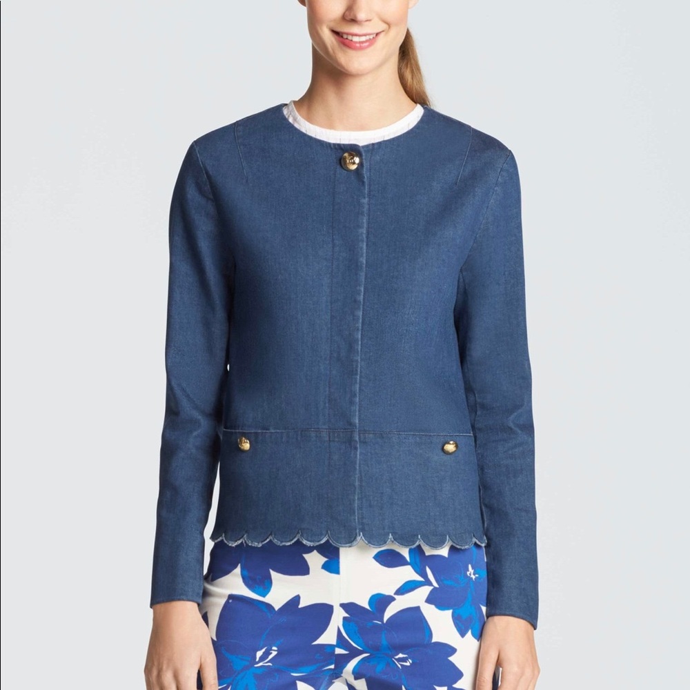 Draper James Scalloped Skirt and Jacket - Picture 1 of 14